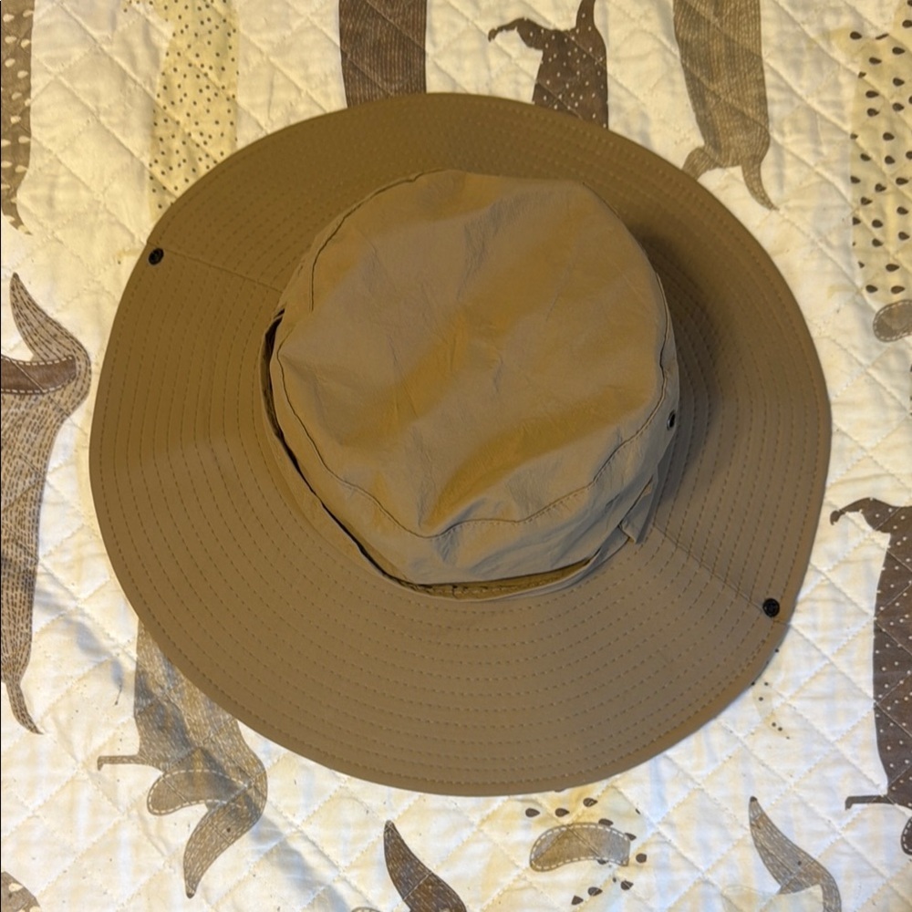 Men's Tan Sun Hat (big head)